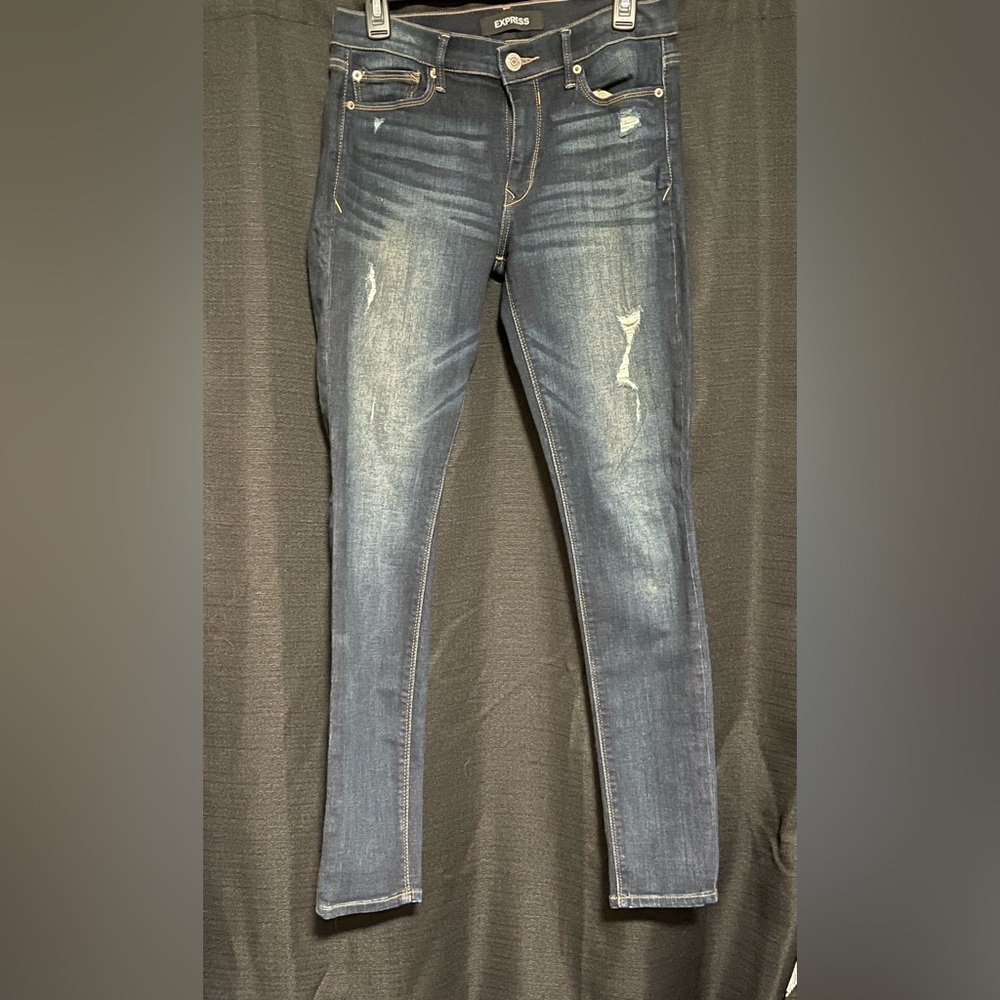 Express Legging Mid Rise Jeans with Stretch   Size 6R